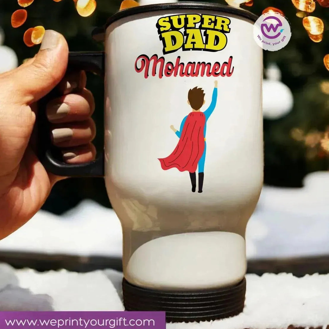 travel Mug -white -Mother's Day-A - WE PRINT