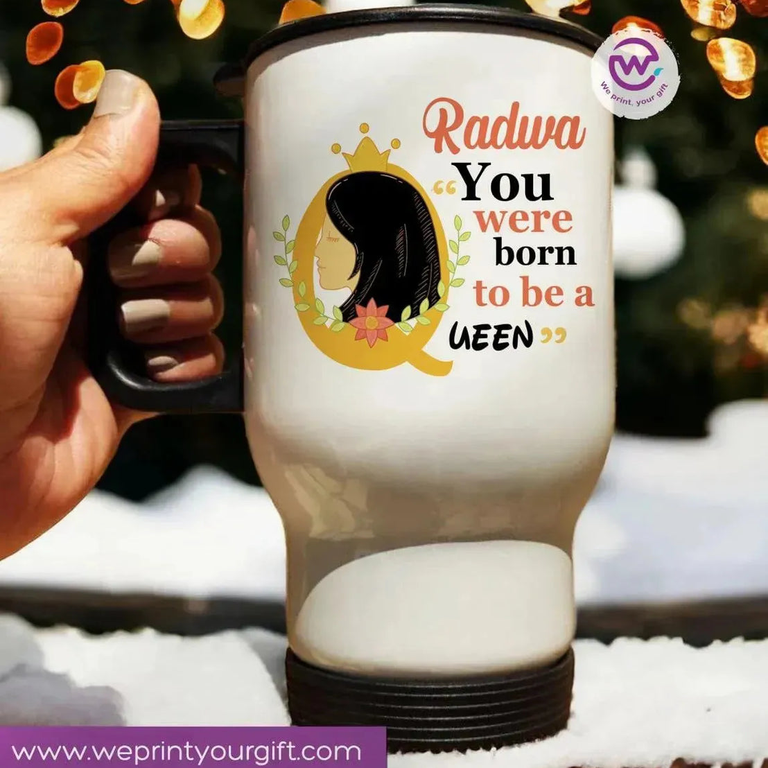 travel Mug -white -Mother's Day-A - WE PRINT