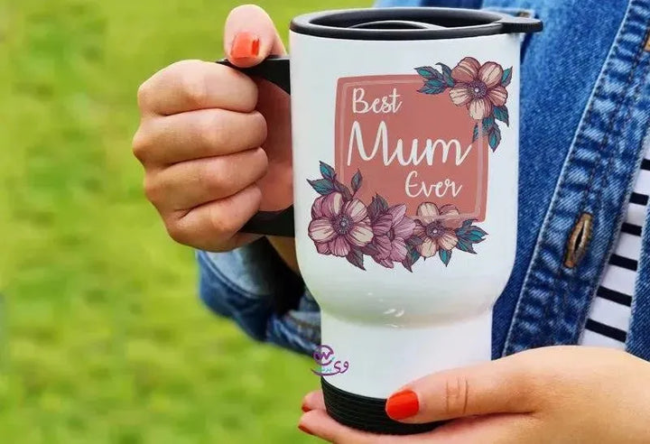 travel Mug -white -Mother's Day-B - WE PRINT