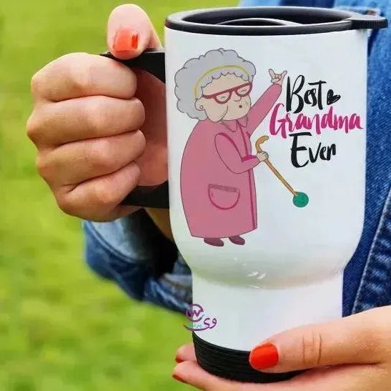 travel Mug -white -Mother's Day-B - WE PRINT