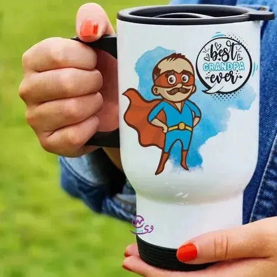 travel Mug -white -Mother's Day-B - WE PRINT