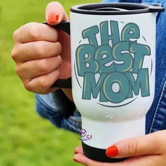 travel Mug -white -Mother's Day-B - WE PRINT