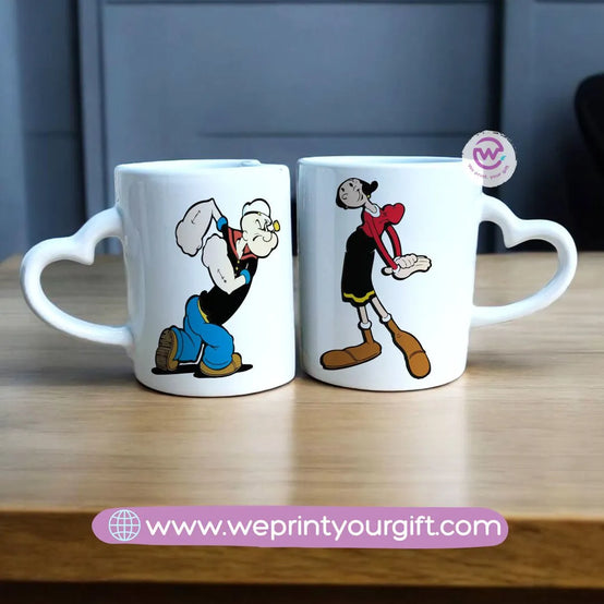 Twin Mug Set- Disney couples - WE PRINT
