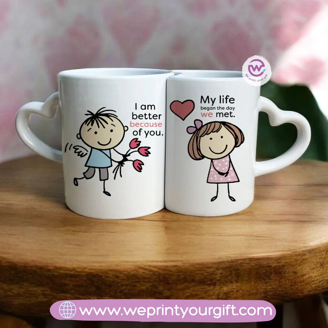 Twin Mug Set - Valentine - WE PRINT