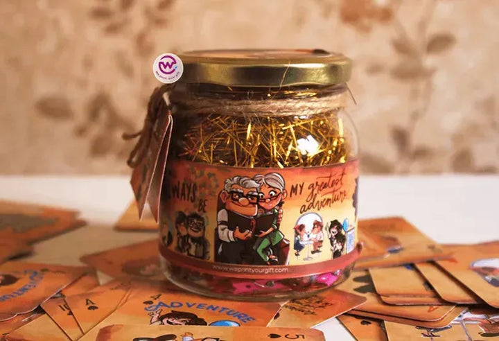 UP Cartoon Jar - WE PRINT