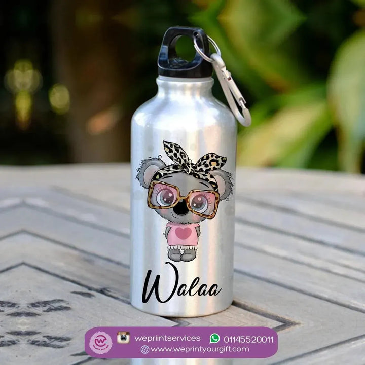 Water Bottle flask-Aluminium -kawaii-A - WE PRINT