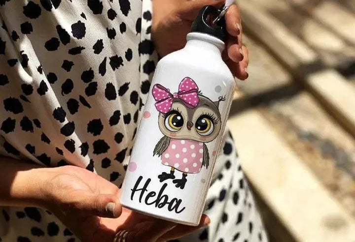 Water Bottle flask-Aluminium -kawaii-B - WE PRINT