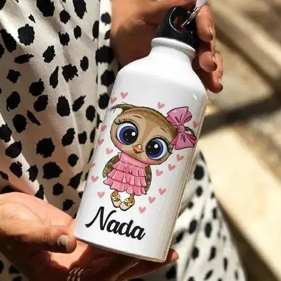 Water Bottle flask-Aluminium -kawaii-B - WE PRINT