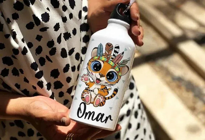 Water Bottle flask-Aluminium -kawaii-B - WE PRINT