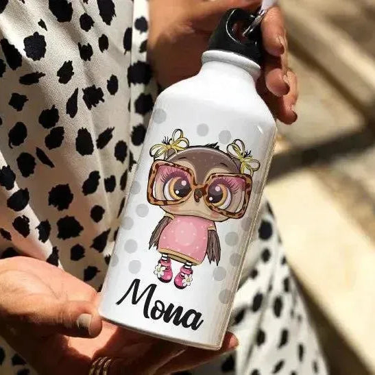 Water Bottle flask-Aluminium -kawaii-B - WE PRINT