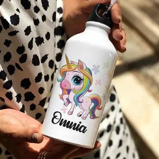 Water Bottle flask-Aluminium -kawaii-B - WE PRINT