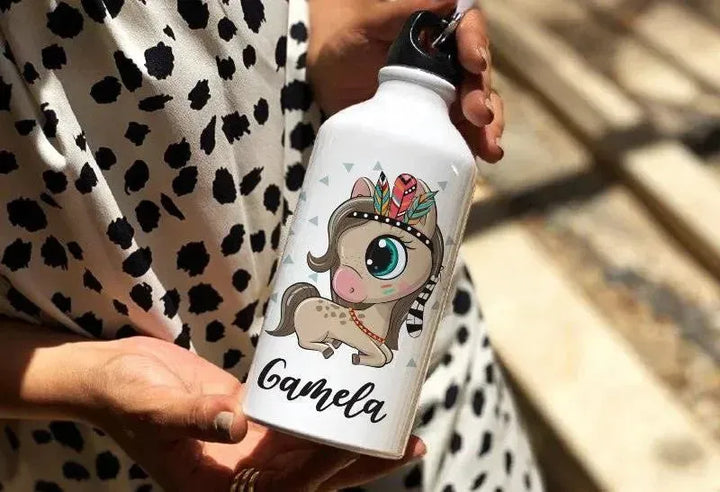 Water Bottle flask-Aluminium -kawaii-B - WE PRINT