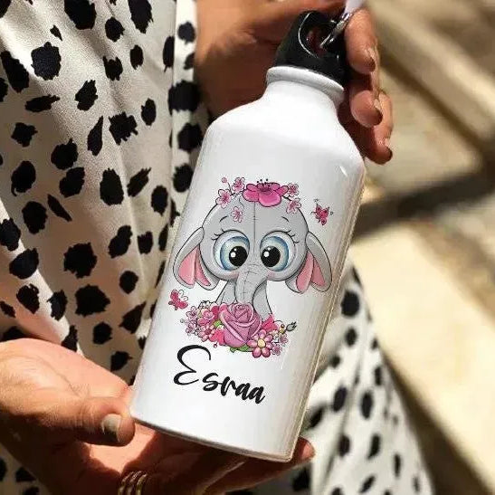 Water Bottle flask-Aluminium -kawaii-B - WE PRINT