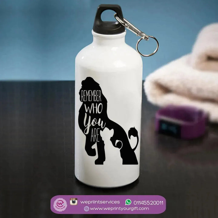 Water Bottle flask-Aluminium - Lion King - WE PRINT