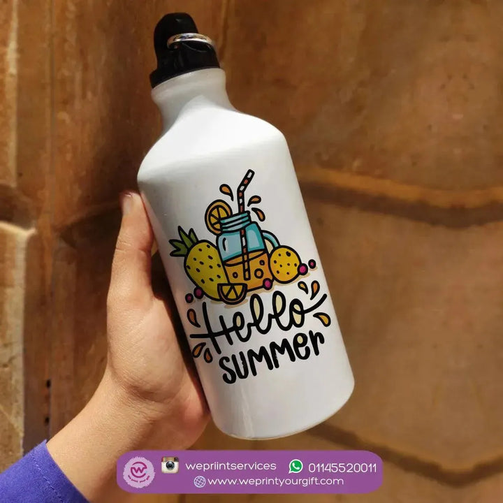 Water Bottle flask -Aluminium - Summer - WE PRINT