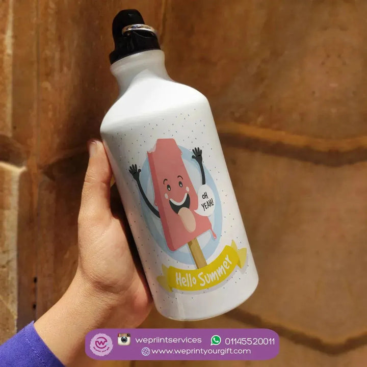 Water Bottle flask -Aluminium - Summer - WE PRINT