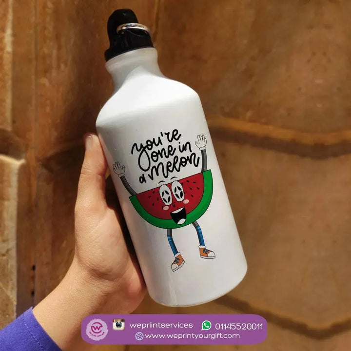 Water Bottle flask -Aluminium - Summer - WE PRINT