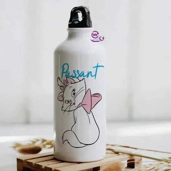 Water Bottle flask -Aluminum -Cats Lovers - WE PRINT