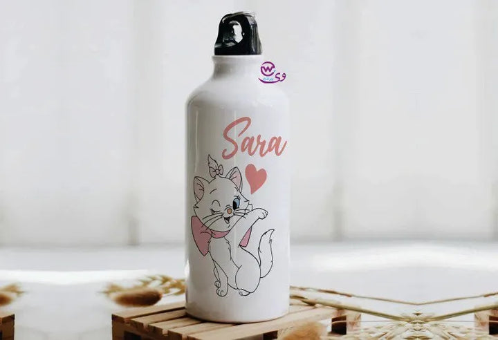 Water Bottle flask -Aluminum -Cats Lovers - WE PRINT