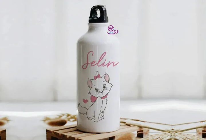 Water Bottle flask -Aluminum -Cats Lovers - WE PRINT