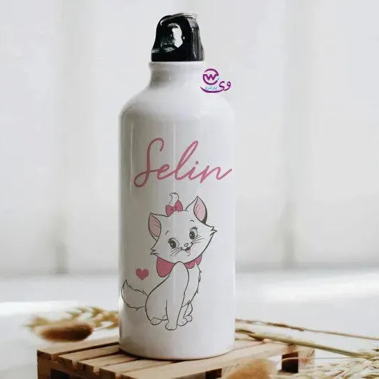 Water Bottle flask -Aluminum -Cats Lovers - WE PRINT