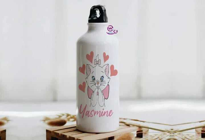 Water Bottle flask -Aluminum -Cats Lovers - WE PRINT