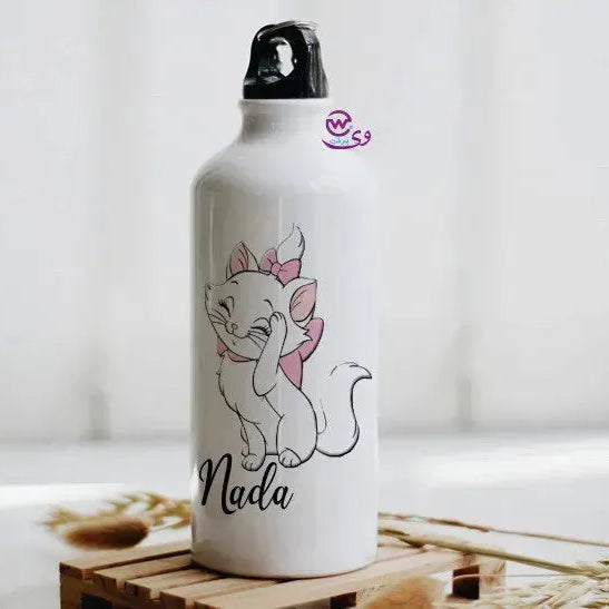 Water Bottle flask -Aluminum -Cats Lovers - WE PRINT