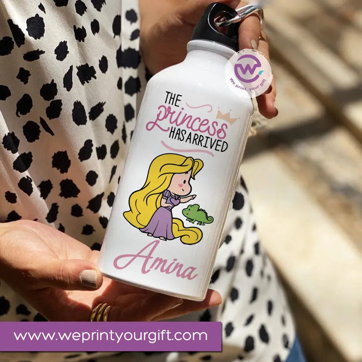 Water Bottle flask -Aluminum -Disney Princesses New - WE PRINT