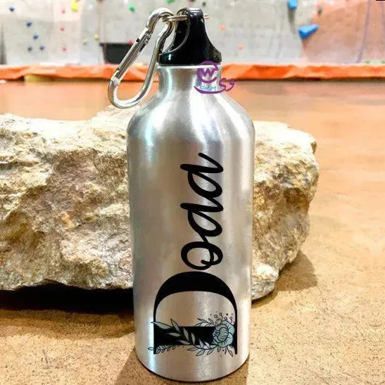 Water Bottle flask -Aluminum -English Names - WE PRINT