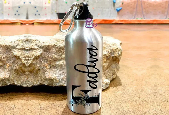 Water Bottle flask -Aluminum -English Names - WE PRINT