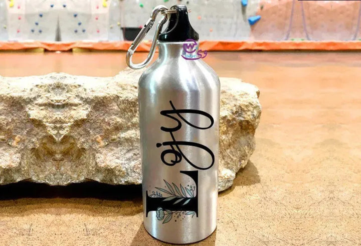 Water Bottle flask -Aluminum -English Names - WE PRINT