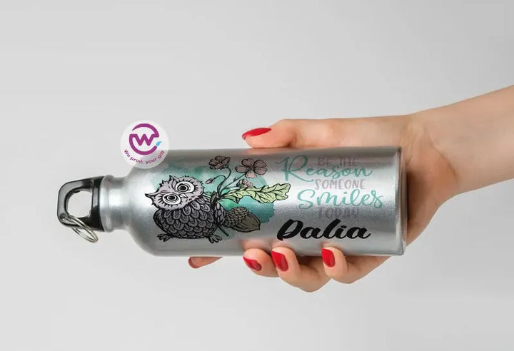 Water Bottle flask -Aluminum -English Quotes - WE PRINT