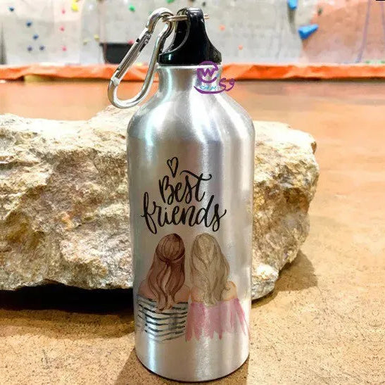 Water Bottle flask -Aluminum -Friendship Quotes - WE PRINT