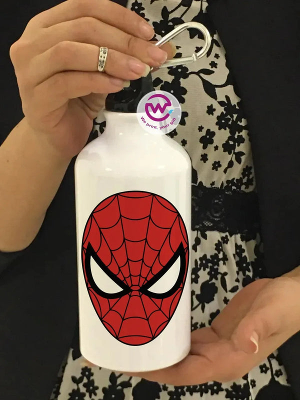 Water Bottle flask -Aluminum -Marvel - WE PRINT