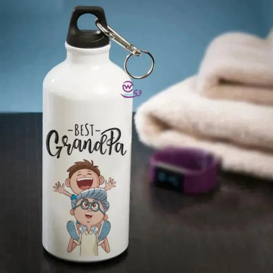 Water Bottle flask -Aluminum - Mom Designs - WE PRINT