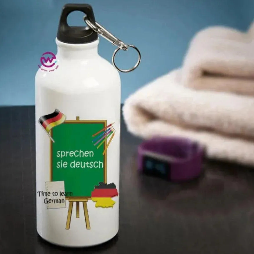 Water Bottle flask-Aluminum -Teachers - WE PRINT