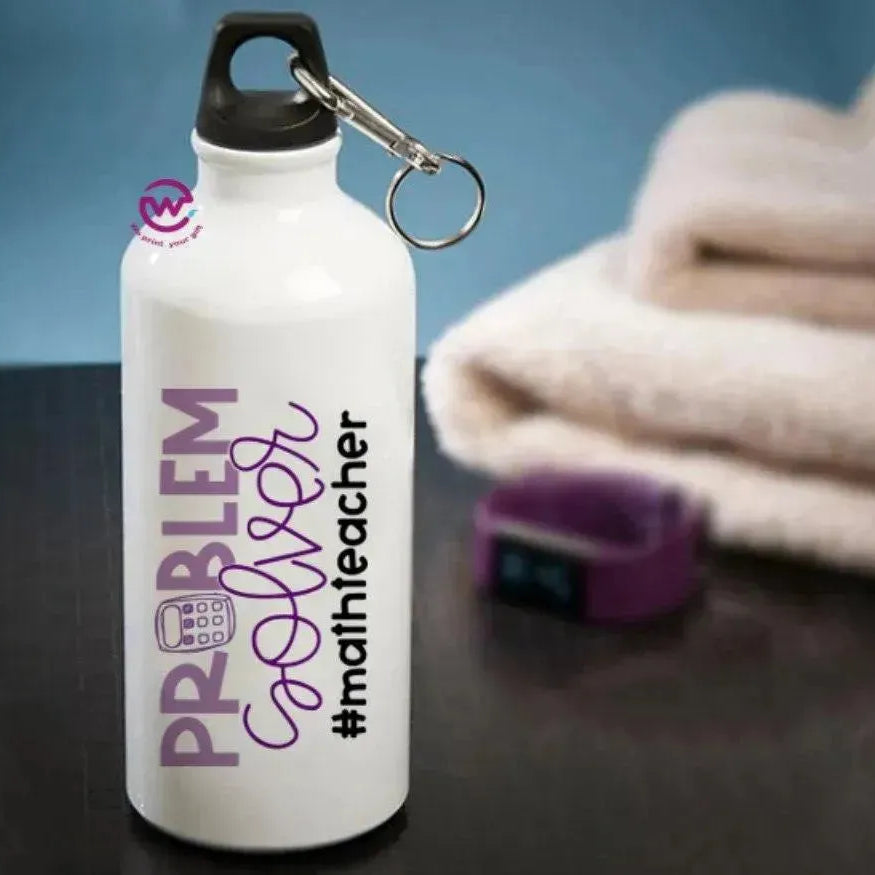 Water Bottle flask-Aluminum -Teachers - WE PRINT