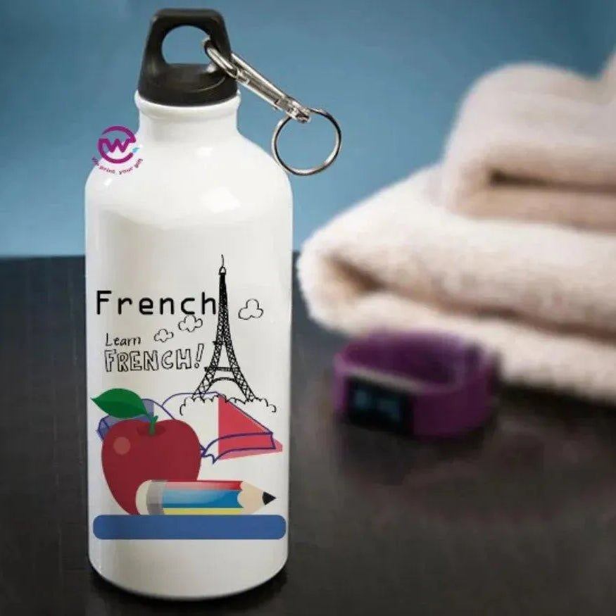 Water Bottle flask-Aluminum -Teachers - WE PRINT