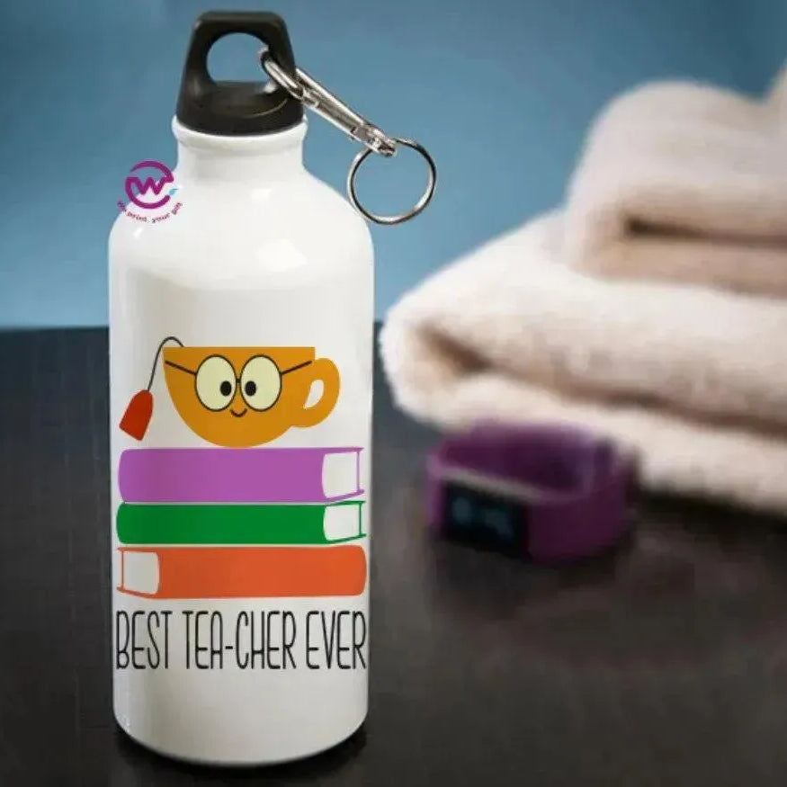 Water Bottle flask-Aluminum -Teachers - WE PRINT