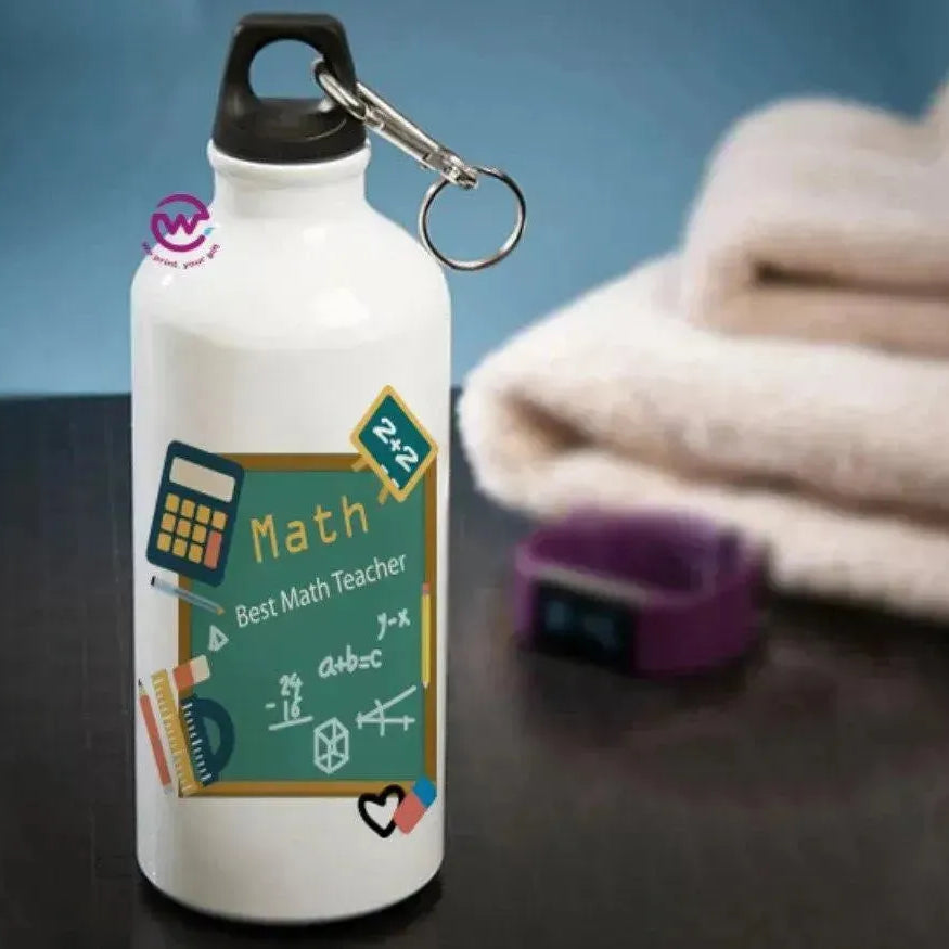 Water Bottle flask-Aluminum -Teachers - WE PRINT