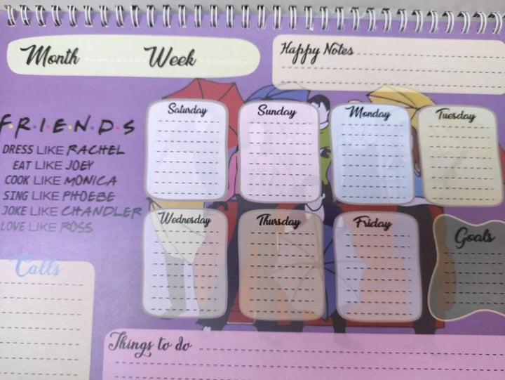 Weekly Planner - Friends Series - WE PRINT