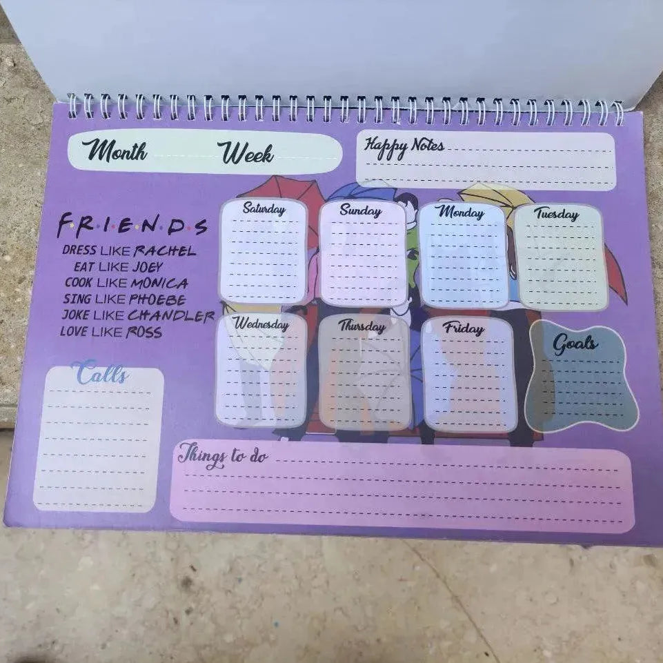 Weekly Planner - Friends Series - WE PRINT
