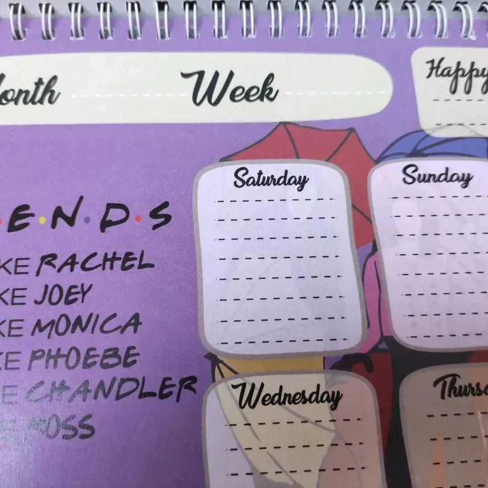 Weekly Planner - Friends Series - WE PRINT