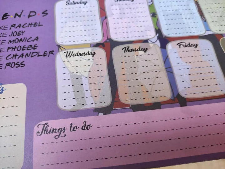 Weekly Planner - Friends Series - WE PRINT