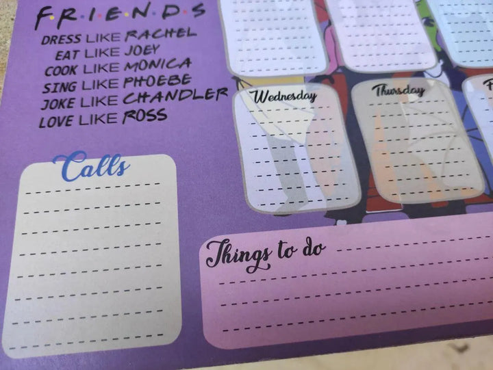 Weekly Planner - Friends Series - WE PRINT