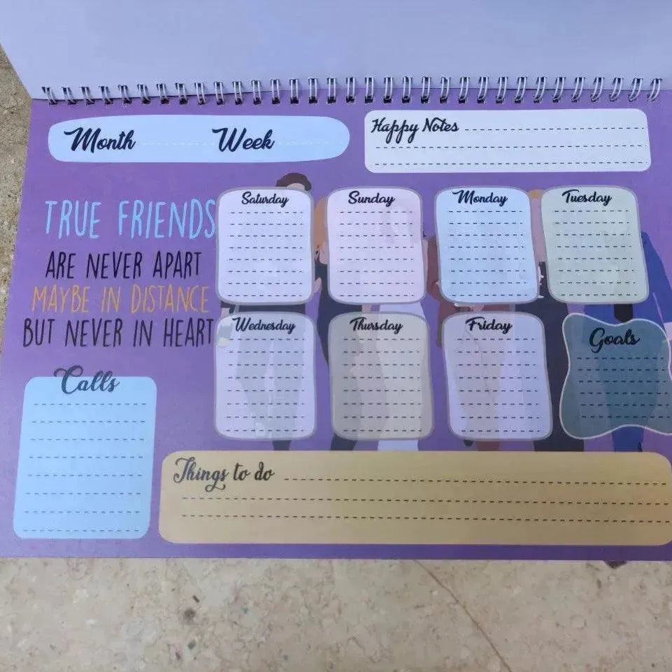 Weekly Planner - Friends Series - WE PRINT