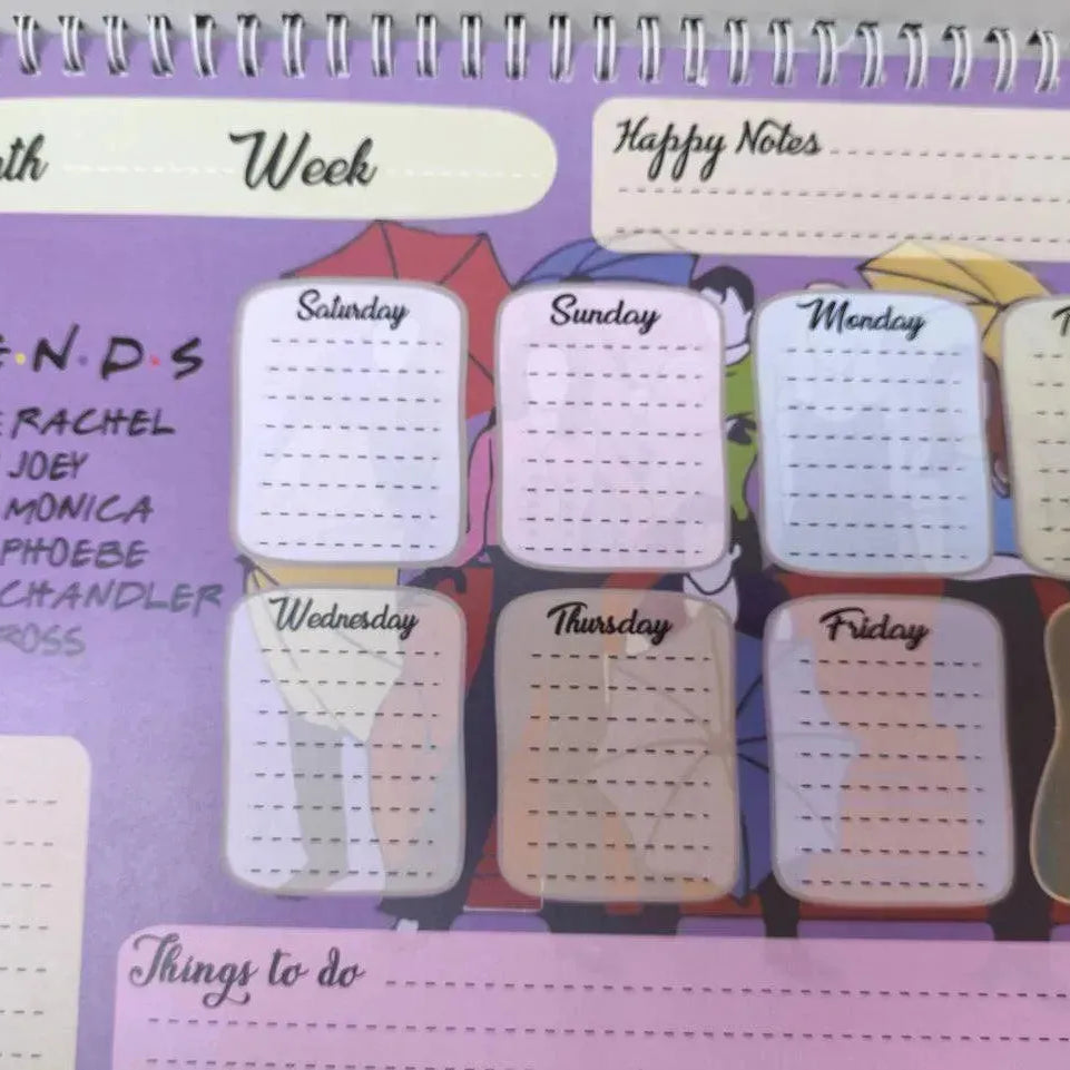 Weekly Planner - Friends Series - WE PRINT