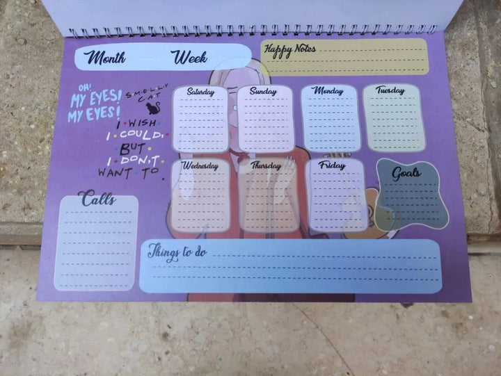 Weekly Planner - Friends Series - WE PRINT