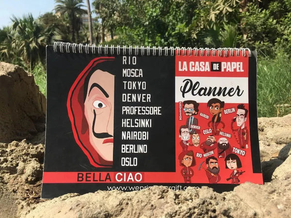 Weekly Planner -la casa de papel - WE PRINT