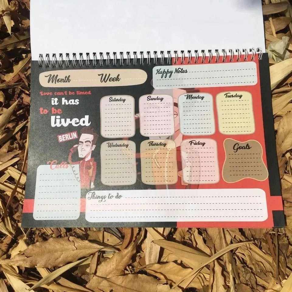 Weekly Planner -la casa de papel - WE PRINT
